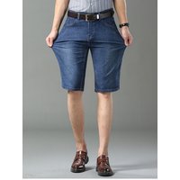 2025 New Blue Fashion Design Men's Jeans Slim Fit Straight Men's Short Jeans Summer Shorts Jeans Men's Jeans Stretch