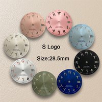 Cadran arabe avec Logo S, 28.5mm, adapté au mouvement NH35/NH36/4R/7S, haute qualité, cadran rayon de soleil, accessoires de Modification de montre, nouveau