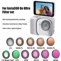 MCUV/CPL/ND8/16/32/64 Filter Kits for Insta360 GO Ultra Optical Glass Aluminum Alloy Frame Action Camera Accessories Lens Filter