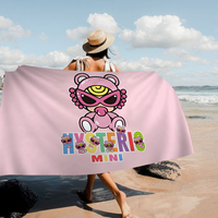 Japan Fashion Hysteric Mini Cartoon Beach Towel Cute Kawaii Room Decor Bath Girls Children Hand Towels For Bathroom Shower