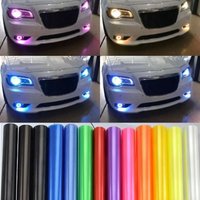 Auto Car Headlight Taillight Fog Light Tint Wrap Film Scratch Resistant Self Adhesive Decor Sticker