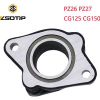 ZSDTRP-Adaptateur petde carburateur de tuyau d'admission de carburateur, collecteur d'admission pour HONDA CG125, CG150, PZ26, PZ27, AK125, JAGUAR150