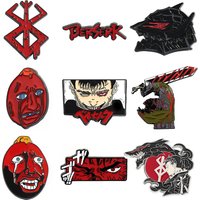 Anime Guts Enamel Pins Brooch Manga Berserk Brand Of Sacrifice Badges Enamel Brooches Women Men Lapel Pin Jewelry Accessory Gift