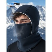 AliExpress NONE GOBYGO Winter Mask Head Cover Integrated Neck Guard Adding Fleece Thickened Heat Accumulation Keep Warm Windproof Breathable