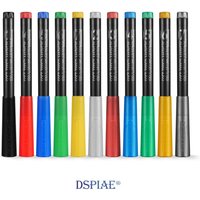 DSPIAE Soft Tipped Markers Gundam Military Model Painting Pen 11Pcs/set