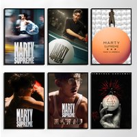 Movie M-Marty Supreme Poster Elegant And Affordable Wall Art Stickers For Dormitory Living Room And Bedroom Spaces