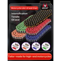 Universal Motorcycle Chain Oil Seal Chain Mrrangt O-Ring 520 525 428 Chains 120 136 Links for ATV Quad MX Enduro Motard Racing