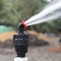 1/2" 360° Rotating Nozzle Lawn Irrigation Sprinklers Thread Long Distance Spray