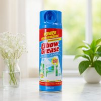 Elbow Grease Glass Cleaner Foam Spray 400ML, Streak-Free Shine for Windows Mirrors and Glass Surfaces