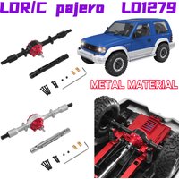 Metal rear axle metal drive shaft for LCRC Pajero LD1297 LD1279 modification and upgrade accessories