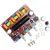 Xh-m139 2.1 channel digital power amplifier board 12v-24v wide voltage TPA3116D2 2*50W 100W