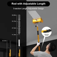Truelle de finition pour mastic, outil de finition pour plaques de plâtre, lisseur de mastic, 26,5 cm, pour la décoration des murs ou des plafonds de la maison