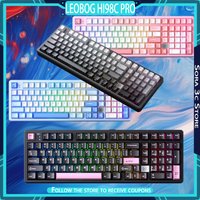 LEOBOG Hi98C Pro Mechanical Keyboard Bluetooth Tri Mode Ergonomics Gasket Structure Hot Plug RGB 101Keys Office Gaming Keyboard