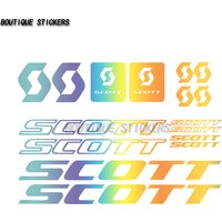 AliExpress NONE Creative 16Pcs Scott Bicycle Graphic Set Sticker, Exquisite Waterproof PVC Sticker, Personalized Diesel Motorcycle Sticker