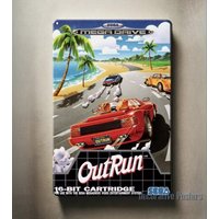 Outrun Mega Drive Retro Video Game Metal Poster Tin Sign 20*30cm