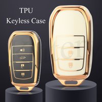 Jingyuqin 2/3/4BTN Soft TPU Remote Key Case For Toyota Prius Camry Corolla CHR C-HR RAV4 Land Cruiser Prado Altis Key