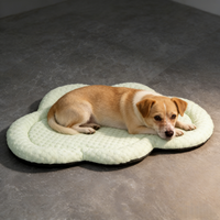 Cloud Shape Ice Silk Pet Cooling Mat Summer Breathable Soft Sleeping Pad for Dogs Cats Non-Slip Washable Cool Bed Cushion Portab