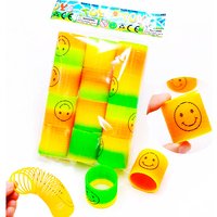 36PCS 3.5CM Rainbow Magic Spring for Kids Birthday Party Toy Gift Pinata Filler Easter Halloween Christmas Carnival Party Favors