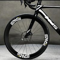 12PCS ENVE SES White Reflective Tire Stickers Color Decor High Visibility Road Bike Wheel Vinyl Decals