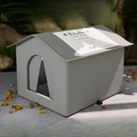 Waterproof Outdoor Stray Pet House Foldable Washable Warm Winter Cave Sleeping Bed for Small Dogs Puppies Indoor Outdoor Pet