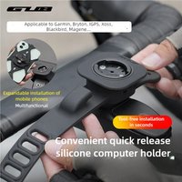 GUB 630 Bicycle Computer Bracket Silicone Expand Handlebar Installation Mobile Phone Shock Resistant Thick Anti Slip Base