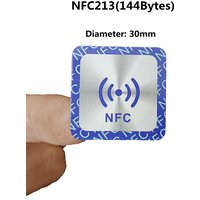 5/10pcs NFC Tag Ntag213 Tags Anti Metal Sticker 13.56MHz ISO14443A NTAG 213 Metallic Badges Token Patrol Universal Label