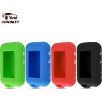 KEYYOU Car Silicone Key Case For 2 Way Car Alarm System For Starline E60 E61 E62 E90 E91 Russian LCD Remote Control Key Fob