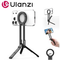 Ulanzi MagSafe Carabiner Phone Tripod Dual-Sided Magnetic Mount With Quick-Release Carabiner For iPhone Vlog Live Streaming MA57