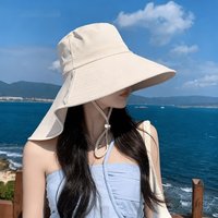 1PC Outdoor Sun Hat Wide Brim Summer Visor Cap UV Protection Full Face Neck Cover Fishing Breathable Unisex