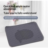 Washable Dog Pee Pad Reusable Waterproof Pet Training Mat Non Slip Absorbent Dog Bed Mat For Puppy Cat Small Medium Large Dogs