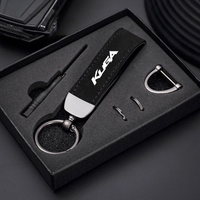 Suede Car Key Ring Holder Pendent High-end Gifts For Ford Kuga MK1 MK2 MK3 1 2 3 2009 2010 2011 2014 2015 2016 2017 2020 2021