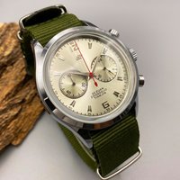 Business Classic Men's Watches Tianjin 1963 Pilot Watch 42mm Waterproof Retro Quartz Chronograph Tribute Watch