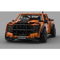 MOC F150 Raptor Speed Champion Classic Car Model Racing Children's Toy Gift Technology Building Blocks