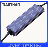 Switching Power Supply AC 170V-265V to DC 12V 24V 36W 200W 400W 500W Outdoor LED Light Transformer IP67 Waterproof