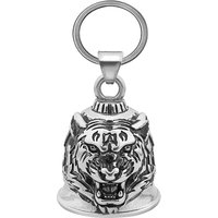 Tiger Bell Keychain Men's Punk Motorcycle Riding Rock Exorcism Accessory