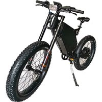 Stealth Bomber 72v 5000w 20 Inch Fat Tire 500w/750W/1000W Electric Bicycle Retro Vintage Long Saddle Fat E Bomber 2025