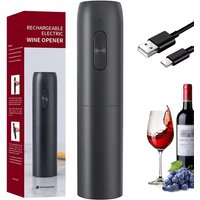 Electric Wine Bottle Opener Automatic Red Wine Corkscrew Wine Opener Rechargeable with Charging Base Wine Tools Kitchen Products