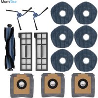 Accessories Kit For Eufy X10 Pro Omni Vacuum Cleaner Replacement Parts Main Brush Filter Dust Bag Mop Pads