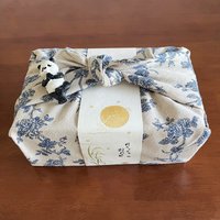 Furoshiki Japanese Wrapping Cloth Blue and White Porcelain Patterned Hand Towel, Square Scarf, Handkerchief for Picnic Use