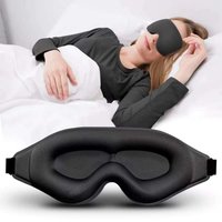 3D Sleep Mask Sleeping Aid Blindfold Block Out Light Portable Soft Memory Foam Face Mask Eyeshade Comfort Three Dimension Design