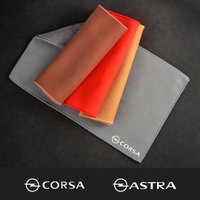 1pcs For Opel OPC Line Vauxhall Corsa Astra Emblem Car Wash Microfiber Towel Cleaning Drying Care Coral Fleece Cloth