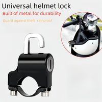 AliExpress DUTRIEUX Motorcycle Helmet Lock Aluminum Alloy Theft Proof Rainproof Universal Bike Safety Hook Durable Vehicle Security Accessory