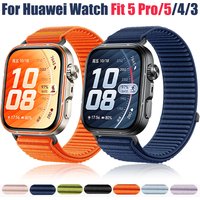 Official Nylon Braided Strap for Huawei Watch Fit 5/5 Pro Breathable Bracelet Watchband Huawei Watch Fit 4 Pro/4/3 Accessories