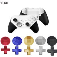 YUXI Joypad Cross+Round Keycap for XBOX ONE ELITE Series 1/2 Controller Buttons Replacement Parts Game Accessories