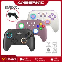 Anbernic RG P01 Wired Wireless Games Controller Bluetooth RGB Hall Effect Joystick XBOX Gaming Gamepad for PC Android IOS Steam