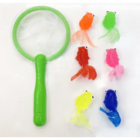 Children's Bathtub Swimming Floating Simulation Goldfish Model Soft Rubber Marine Life Water Puzzle Parent-Chil Toy Gift