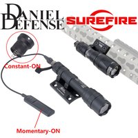 SureFire SF M300 M600 Airsoft Weapons Gun Tactical Light With DANIEL DEFENSE Flashlight Side Mount M-LOK Rail DD CNC Keymod