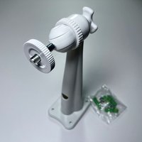 CCTV Universal Bracket Camera Outdoor Hoisting Monitoring Plastic Universal(1/4'')Adjustable Bracket 1pcs Wall Mounting Bracket