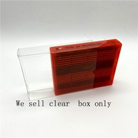 Clear PET transparent box for SNK MVS game cartridge card Display storage Box