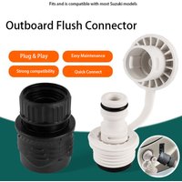 Kit adaptador de enjuague de conexión rápida para motor fueraborda de yate, Compatible con el juego de limpieza de motores Yamah